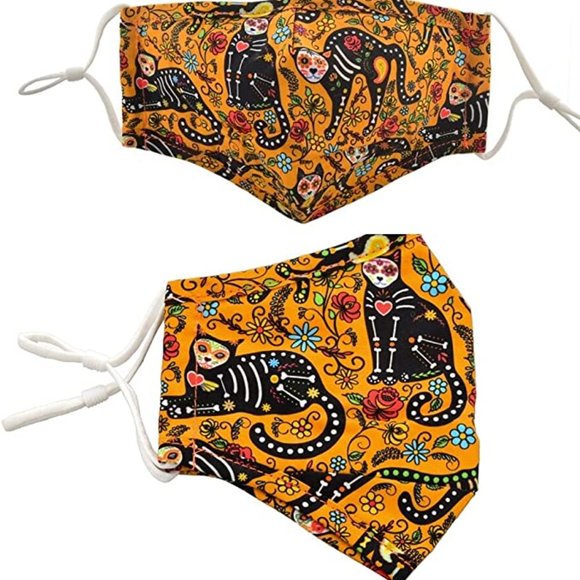 Happy Halloween Face Mask For Adults And Adolescents ,Breathable Dust Cloth Fabr - Picture 2 of 6